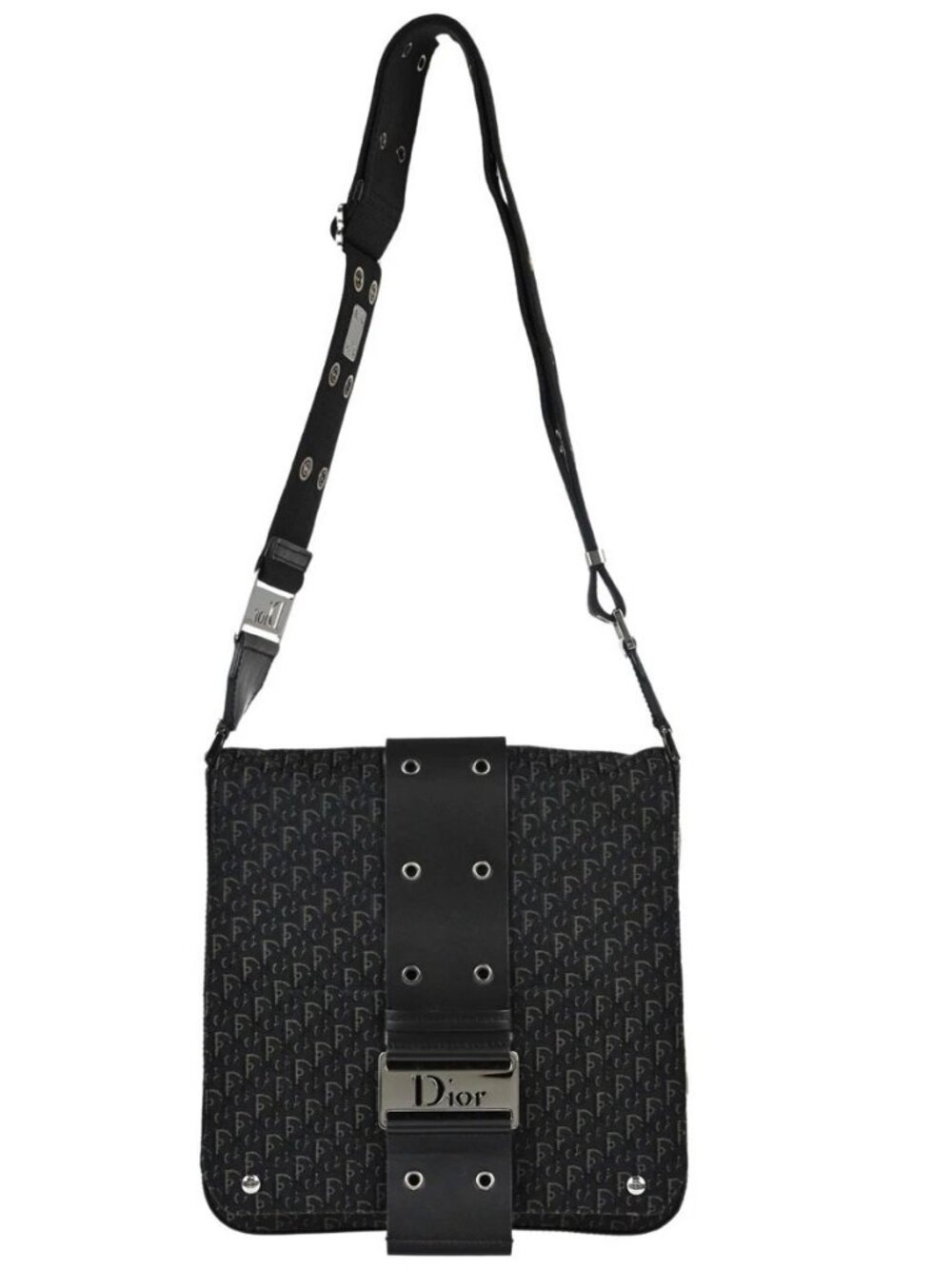 Christian Dior Black Trotter Street Chic Shoulder Bag 14BM-0043 145301